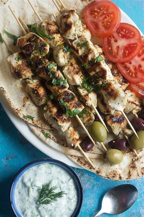 A Delicious Recipe For Homemade Chicken Souvlaki Made With An Easy