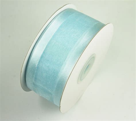 Organza Satin Edge Sheer Ribbon Nylon Choose Color Yards