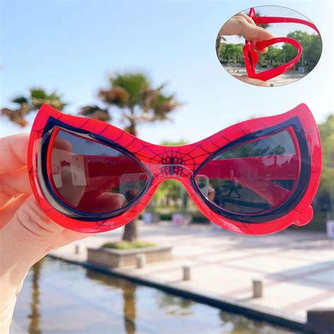 Пластиковые солнцезащитные очки «Человек-паук» в ассортименте | AliExpress