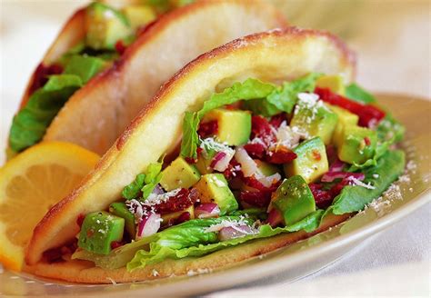 California Avocado Salad Flatbread Sandwich - California Avocados