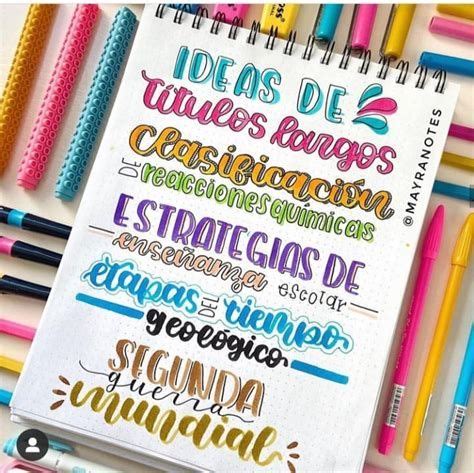 Studygram Vandy Studygram Titulos Bonitos Largos Lettering A