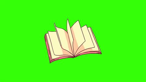 Book Animation Green Screen Livro Abrindo Fundo Verde Youtube