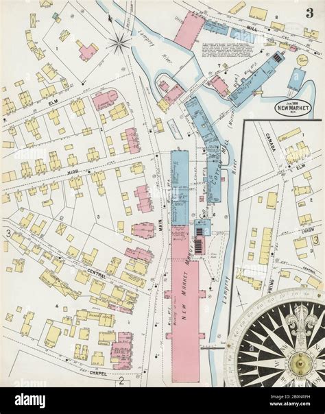 Image 3 Of Sanborn Fire Insurance Map From New Market Rockingham County New Hampshire Jan