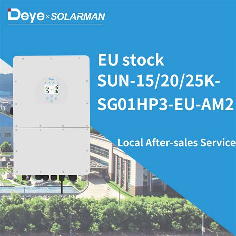 Deye Sun 25k Sg01hp3 Eu Bm3 Hv 3 Phase Off Grid Hybrid Inverter 10kw