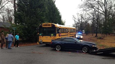 Driver injured in Greenville County school bus crash