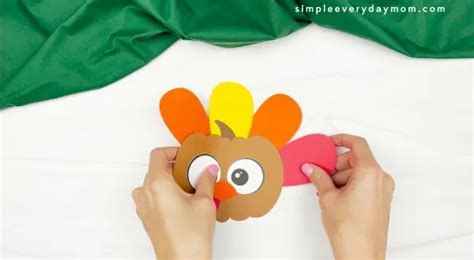 Pumpkin Turkey Craft For Kids [Free Template]