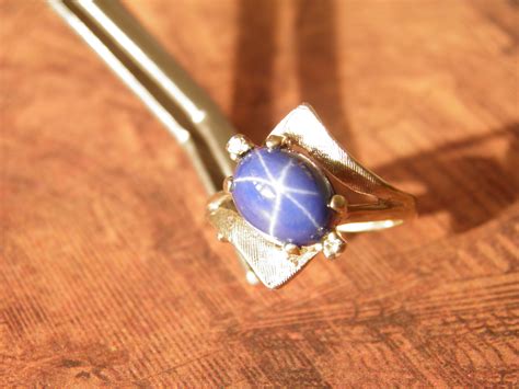 14K white gold Star Sapphire ring | Collectors Weekly