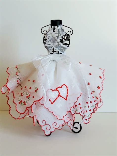 The Hanky Dress Lady Hanky Display Idea Display For Valentine Hankies