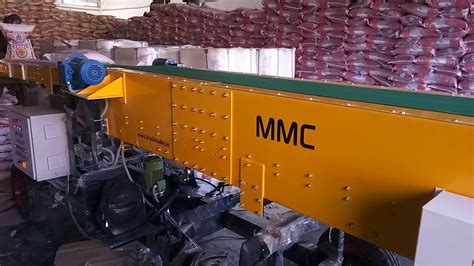 Truck Loading Conveyor For Kg Bags Fast Loading Unloading Feet