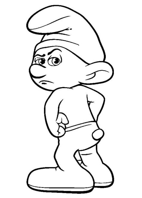 Desenhos De Smurfs Para Colorir Pintar E Imprimir Colorironline