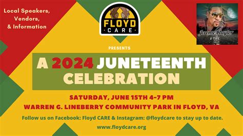 Visit Floyd Virginia Juneteenth Celebration