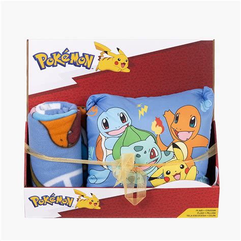 Set manta polar y cojín Pokemon Tiendas MGI