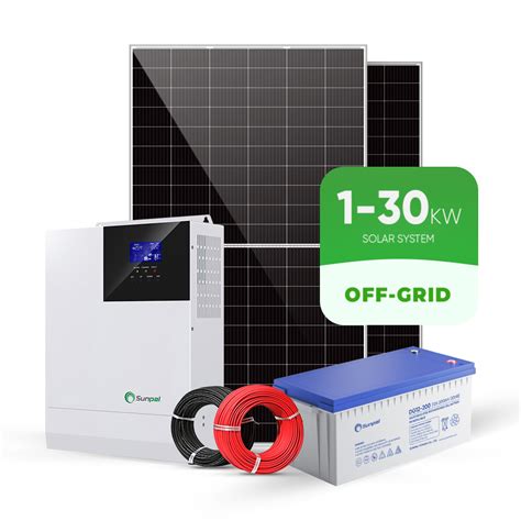 Sunpal Hybrid Off Grid Solar Power Systems 1kw 3kw With Lithium Battery