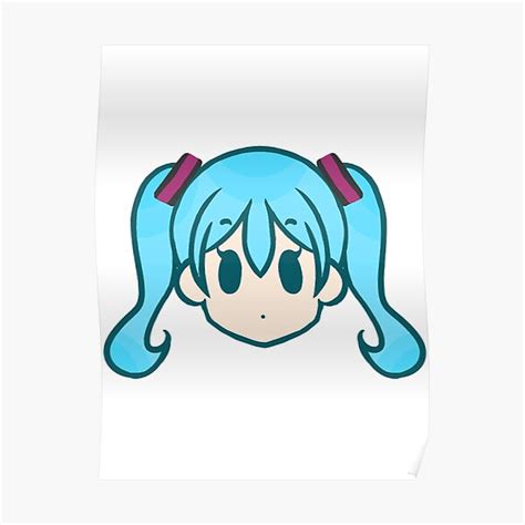"Project Sekai Hatsune Miku Chibi" Poster for Sale by SabrinaLewiis ...