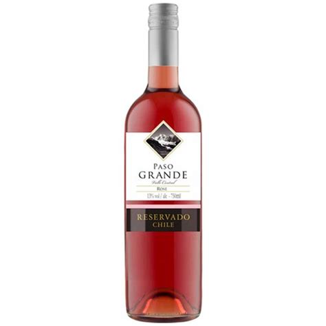 Vinho Chileno Fino Rosé Meio Seco Syrah Paso Grande Reservado 750ml