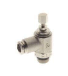 Regulador Unidireccional Manual Orientable Flujo Cilindro Short Mm