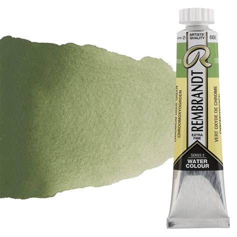 Rembrandt Artists Watercolor Chromium Oxide Green 20ml Tube Jerry S