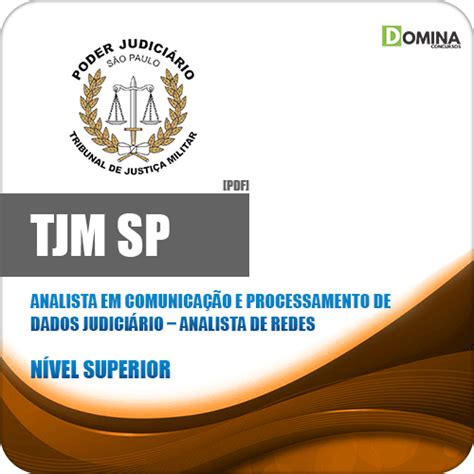 Apostila Concurso TJM SP 2020 Analista De Redes