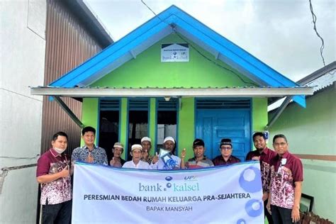 Upz Bank Kalsel Meluncurkan Program Bedah Rumah Bagi Kaum Dhuafa