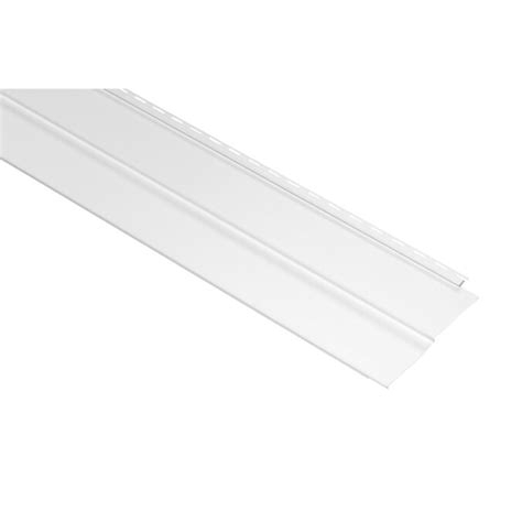 Georgia Pacific Vision Pro Vinyl Siding Panel Double 5 Traditional White 10 In X 144 In In The