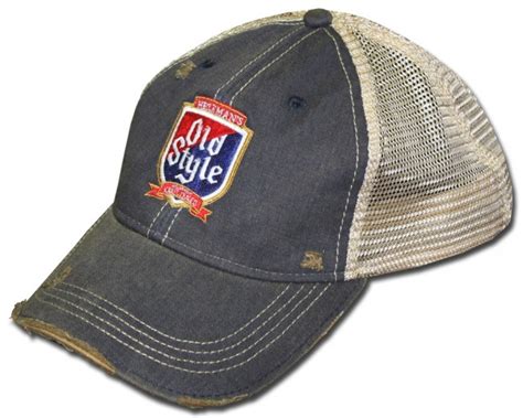 Old Style Beer Washed Retro Mesh Hat