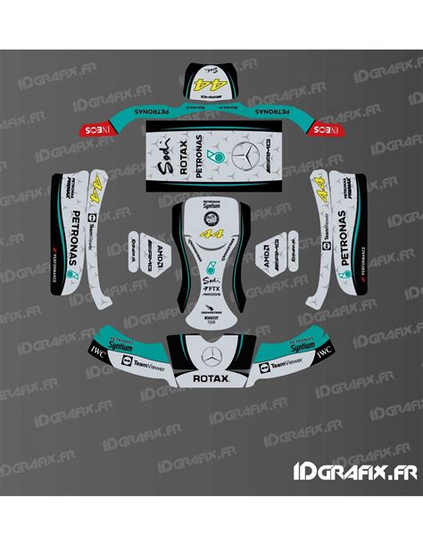 Graphic Kit Mercedes F1 Edition For Karting KG BURU EVO Idgrafix