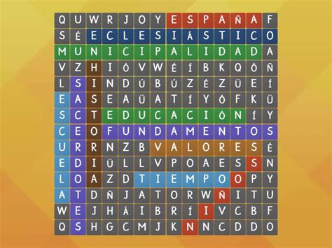 Sopa De Letras Wordsearch