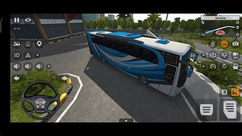 Bus Simulation Indonesia Android Gameplay Bussid Zebro Gaming Youtube