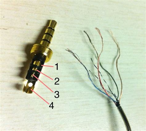 Headphone Wiring Colors Diagram