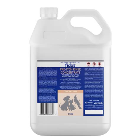 Fidos 5lt Fre Itch Pyrethrin Flea Rinse Concentrate