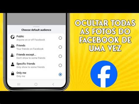 Como Ocultar Todas As Fotos Do Facebook De Uma Vez Novo