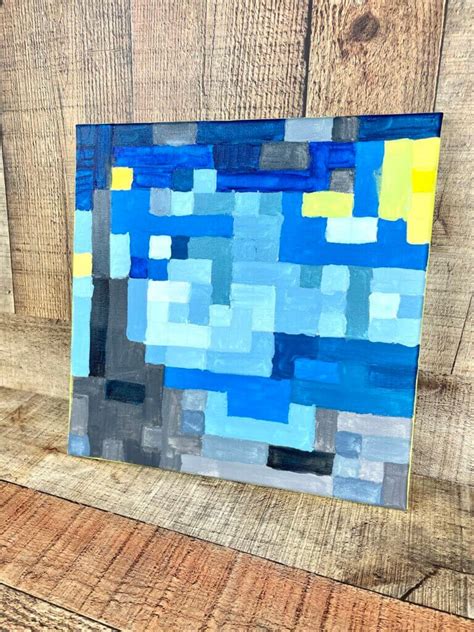 Minecraft Art Idea: Pixelated Masterpieces on Canvas! → Royal Baloo