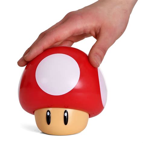 Super Mario Lampe De Table Super Champignon Avec Son Elbenwald