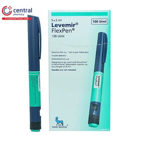 Thuốc Levemir Flexpen 100U ml hỗ trợ điều trị đái tháo đường