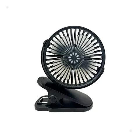 Ventilador De Mesa Alfacell Al Negro Con Aspas Color Plata V