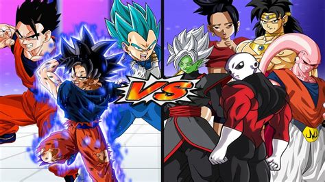 Goku Ultra Instinto Vegeta Ssj Blue Y Gohan Vs Villanos Dragon Ball Z