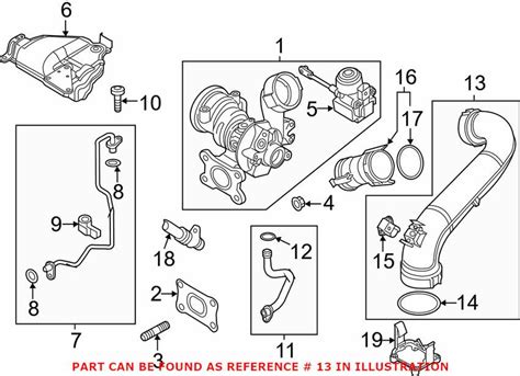 Vw Turbocharger Intercooler Pipe 04e145673p Genuine Vwaudi 04e145673p