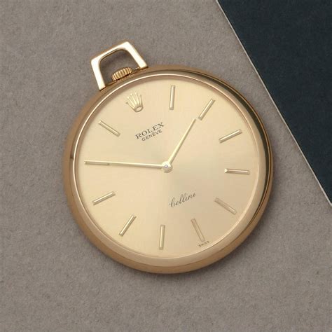 Rolex Cellini Pocket Watch 3717 Unisex Yellow Gold Calibre 1600 Watch