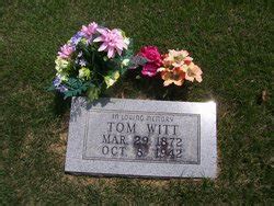 James William Tom Witt 1872 1943 Mémorial Find a Grave