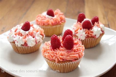 La Cuisine Des Soeurs Miam Miam Cupcake Aux Framboises