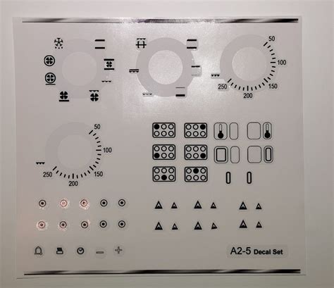 Smeg A2 5 Range Oven Compatible Panel Fascia Sticker Set Etsy UK