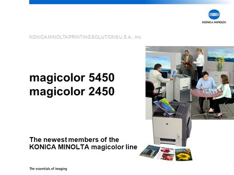 KONICA MINOLTA PRINTING SOLUTIONS U S A Inc Magicolor 5450 Magicolor