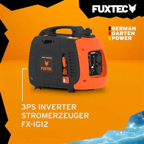 Fuxtec Inverter Fx Ig Wechselrichter Benzin Stromerzeuger Im Mobiler