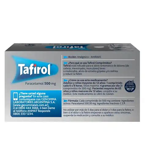 Tafirol 500 Mg Rappi