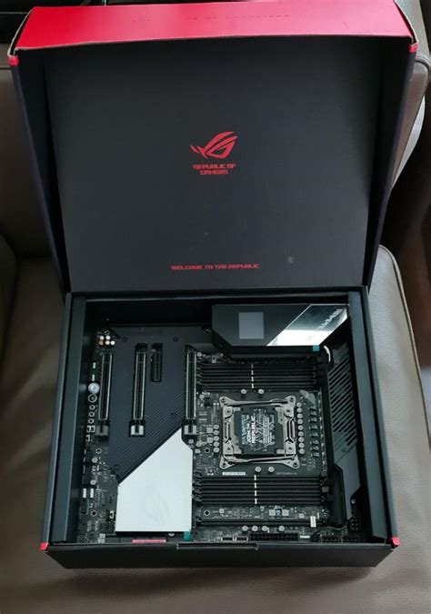 Asus Rog Rampage Vi Extreme Encore X299 Motherboard Computers And Tech Desktops On Carousell