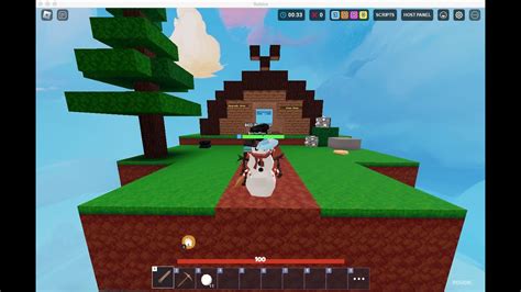 Dominating With Frosty Kit In Roblox Bedwars YouTube