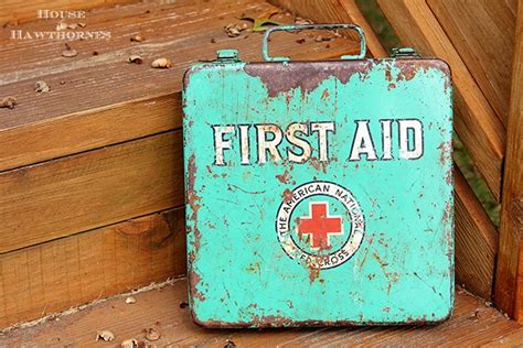 Vintage First Aid Kit Part Ii House Of Hawthornes