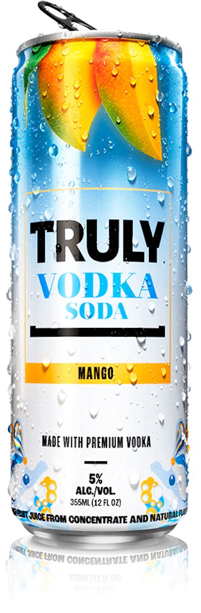 Truly Mango Vodka Soda 4 Pack 355ml Bremers Wine And Liquor