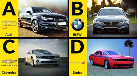 Abc Car Brands For Children Learn Car Brands From A To Z Full