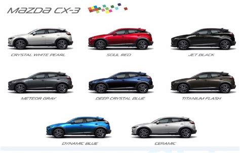 Mazda CX 5 Color Chart